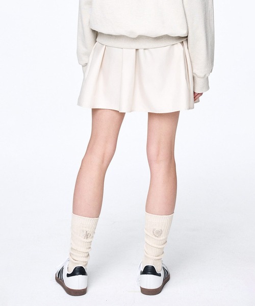 Mardi Mercredi（マルディメクルディ）の「LONG SOCKS MRD LOGO（ソックス/靴下・レディース・ホワイト/ピンク/ダークベージュ/ライトベージュ/ヘザーグレー/ブルー・FREE）」の20枚目の写真