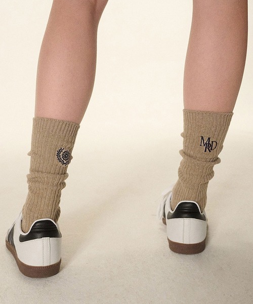 LONG SOCKS MRD LOGO（ソックス/靴下）｜Mardi Mercredi
