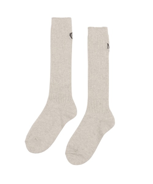 Mardi Mercredi（マルディメクルディ）の「LONG SOCKS MRD LOGO