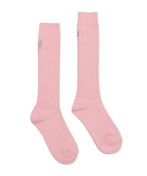 ●Mardi Mercredi●LONG SOCKS MRD LOGO_4足SET LONG SOCKS MRD LOGO_OLIVE BEIGE - MARDI MERCREDI