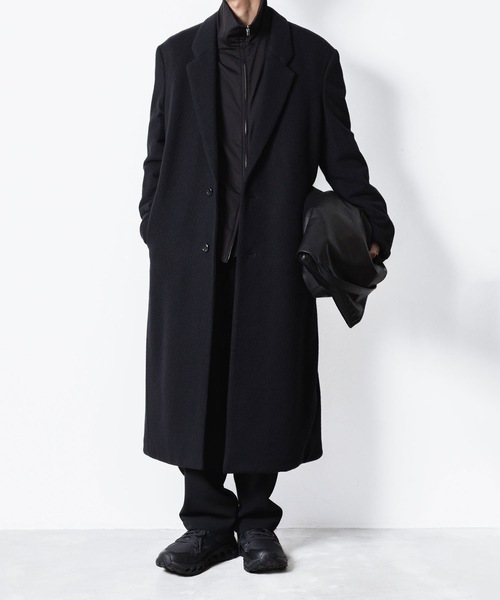 ATTACHMENT（アタッチメント）の「PE ハイゲージジャージー トラックジャケット / PE HIGH GAUGE JERSEY TRACK JKT（ブルゾン・メンズ・ブラック/ライトブラウン・1/2/3/4）」の14枚目の写真