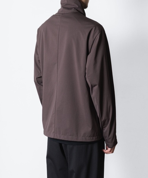 ATTACHMENT（アタッチメント）の「PE ハイゲージジャージー トラックジャケット / PE HIGH GAUGE JERSEY TRACK JKT（ブルゾン・メンズ・ブラック/ライトブラウン・1/2/3/4）」の6枚目の写真