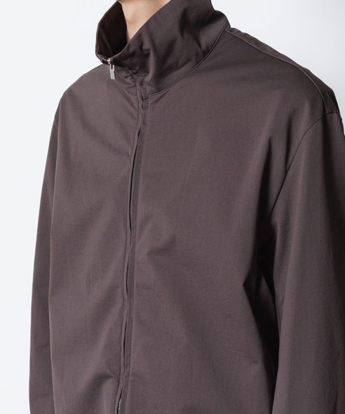 ATTACHMENT（アタッチメント）の「PE ハイゲージジャージー トラックジャケット / PE HIGH GAUGE JERSEY TRACK JKT（ブルゾン・メンズ・ブラック/ライトブラウン・1/2/3/4）」の7枚目の写真