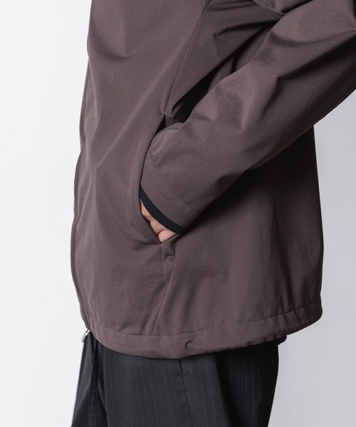 ATTACHMENT（アタッチメント）の「PE ハイゲージジャージー トラックジャケット / PE HIGH GAUGE JERSEY TRACK JKT（ブルゾン・メンズ・ブラック/ライトブラウン・1/2/3/4）」の8枚目の写真