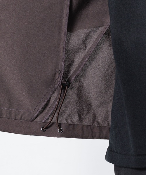 ATTACHMENT（アタッチメント）の「PE ハイゲージジャージー トラックジャケット / PE HIGH GAUGE JERSEY TRACK JKT（ブルゾン・メンズ・ブラック/ライトブラウン・1/2/3/4）」の10枚目の写真