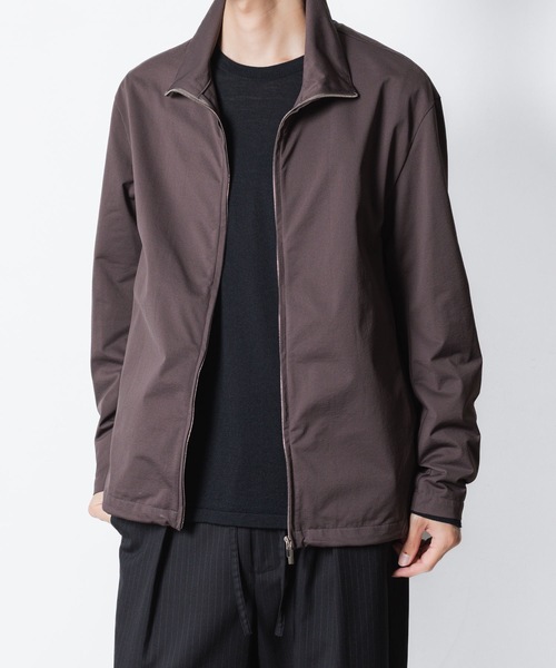 ATTACHMENT（アタッチメント）の「PE ハイゲージジャージー トラックジャケット / PE HIGH GAUGE JERSEY TRACK JKT（ブルゾン・メンズ・ブラック/ライトブラウン・1/2/3/4）」の11枚目の写真