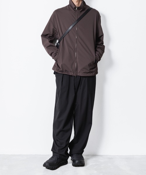 ATTACHMENT（アタッチメント）の「PE ハイゲージジャージー トラックジャケット / PE HIGH GAUGE JERSEY TRACK JKT（ブルゾン・メンズ・ブラック/ライトブラウン・1/2/3/4）」の12枚目の写真