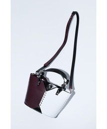 美品✨TOGA PULLA Leather Tote Bagスタッズ ホワイト TOGA PULLA（トーガ プルラ）の「【TOGA PULLA/トーガプルラ
