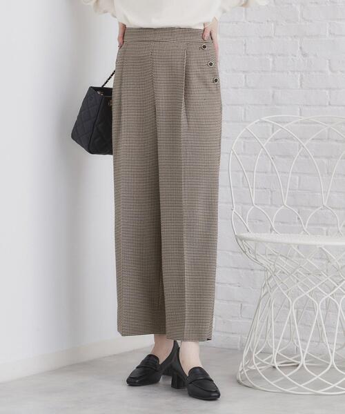 index（インデックス）の「◆《BAILA掲載》ストレッチマリンワイドパンツ/セットアップ対応【洗濯機洗い可/イージーアイロン】（その他パンツ・レディース・チャコールグレー/ブラウン系その他2/ブラック・36/38/40/42）」の19枚目の写真