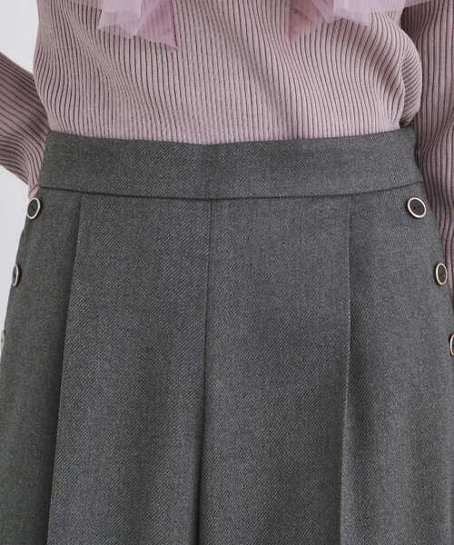 index（インデックス）の「◆《BAILA掲載》ストレッチマリンワイドパンツ/セットアップ対応【洗濯機洗い可/イージーアイロン】（その他パンツ・レディース・チャコールグレー/ブラウン系その他2/ブラック・36/38/40/42）」の6枚目の写真