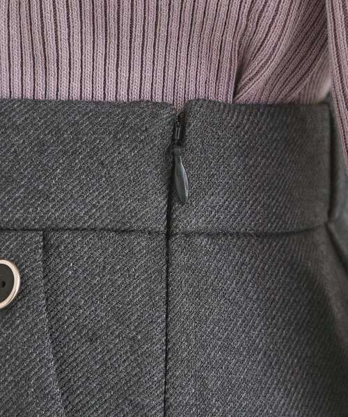 index（インデックス）の「◆《BAILA掲載》ストレッチマリンワイドパンツ/セットアップ対応【洗濯機洗い可/イージーアイロン】（その他パンツ・レディース・チャコールグレー/ブラウン系その他2/ブラック・36/38/40/42）」の7枚目の写真