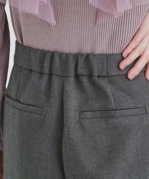 index（インデックス）の「◆《BAILA掲載》ストレッチマリンワイドパンツ/セットアップ対応【洗濯機洗い可/イージーアイロン】（その他パンツ・レディース・チャコールグレー/ブラウン系その他2/ブラック・36/38/40/42）」の9枚目の写真