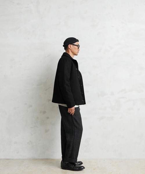 WAIPER別注 HOUSTON ヒューストン メルトンN-1デッキジャケット【WP11