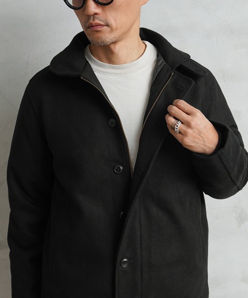 WAIPER別注 HOUSTON ヒューストン メルトンN-1デッキジャケット【WP11