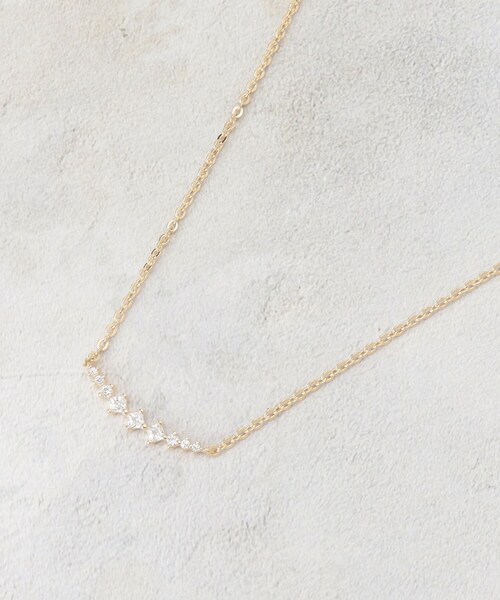 OPAQUE.CLIP（オペークドットクリップ）の「ビジューネックレス（ネックレス・レディース・シルバー/ゴールド・00）」の4枚目の写真