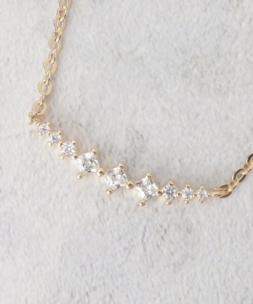 OPAQUE.CLIP（オペークドットクリップ）の「ビジューネックレス（ネックレス・レディース・シルバー/ゴールド・00）」の6枚目の写真