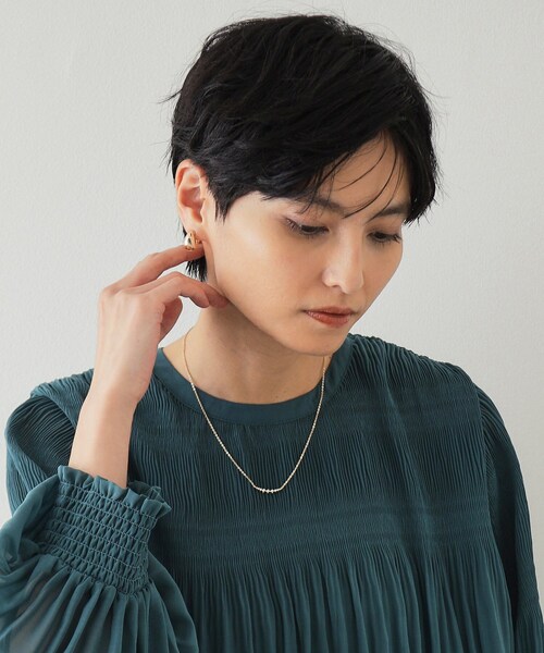 OPAQUE.CLIP（オペークドットクリップ）の「ビジューネックレス（ネックレス・レディース・シルバー/ゴールド・00）」の8枚目の写真