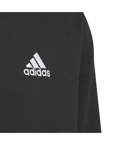 adidas（アディダス）の「アディダス adidas エッセンシャルズプラス ルーズフィット スリーストライプス フレンチテリー スウェットシャツ キッズ（スウェット・キッズ・ブラック/グレー/ブルー/グリーン/ネイビー/ブルー系その他・110cm/120cm/130cm/140cm/150cm/160cm）」の8枚目の写真