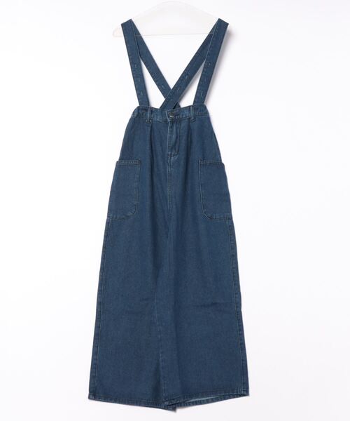 aimoha（アイモハ）の「デニムサロペット（サロペット/オーバーオール・レディース・ネイビー・SMALL/MEDIUM/LARGE/X-LARGE）」の8枚目の写真