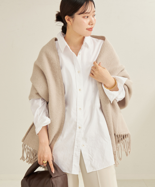 ブラウス シャツ 「追加」les Tendre ox loose シャツ レディース plage｜《追加予約》les Tendre ox loose シャツ | Rakuten