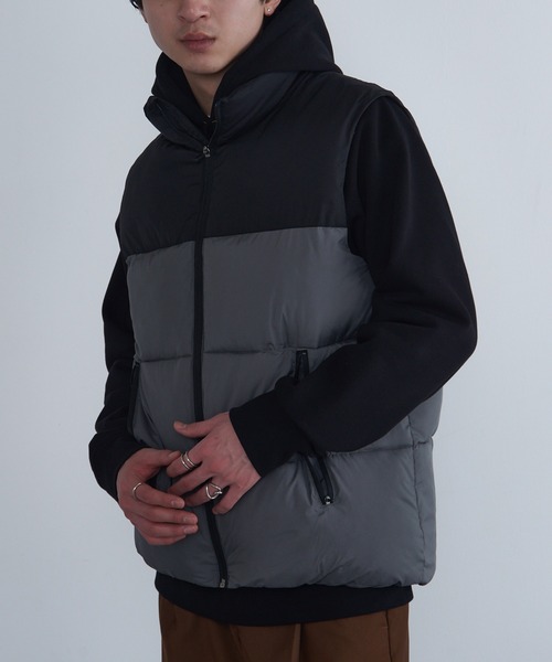 セール】【MAISON CLUB】スタンドカラー ダウンベスト 7452853（ダウン
