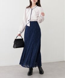 ベロアレースマーメイドスカート