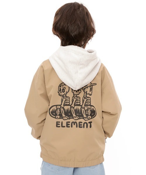 【セール】ELEMENT キッズ TIMBER 3 COACH JACKE ジャケット/エレメントキッズバックプリントコーチジャケット（ブルゾン）｜ELEMENT（エレメント）