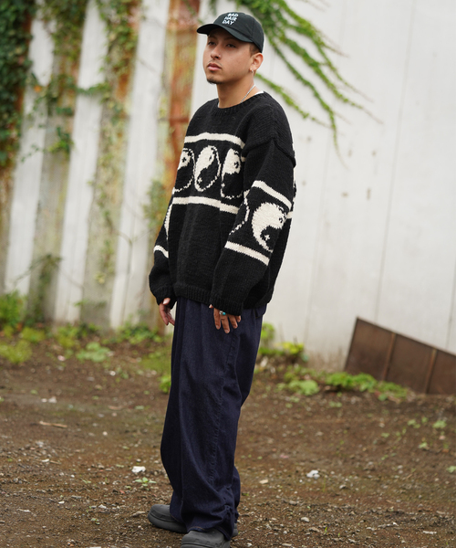 MacMahon Knitting Mills 】 +【Niche.】 Crew Neck Knit-Line