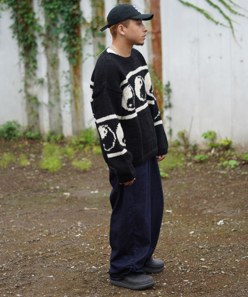 MacMahon Knitting Mills 】 +【Niche.】 Crew Neck Knit-Line