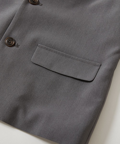 devirock（デビロック）の「フォーマル テーラード セットアップ（スーツセット・キッズ・ブラック/グレー系2/グレー系1/ダークネイビー/チャコール/ブルー系/ブラウン系・130cm/140cm/150cm/160cm/100cm/110cm/120cm）」の20枚目の写真