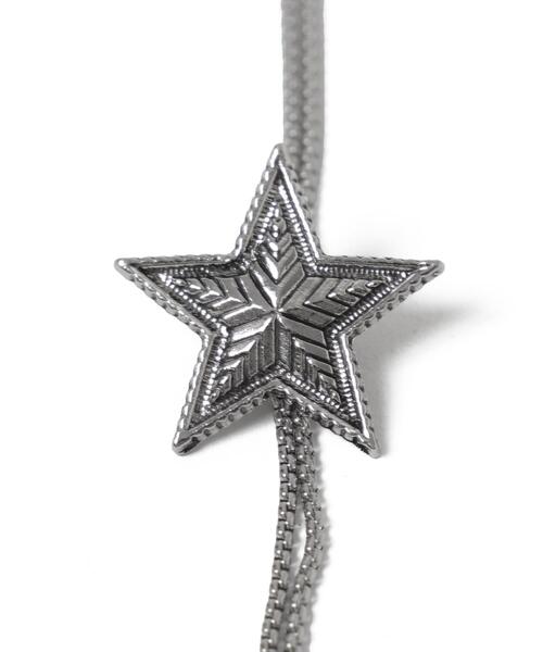 WEGO（ウィゴー）の「WEGO/スターループタイ（ネックレス・レディース・シルバー・FREE）」の4枚目の写真