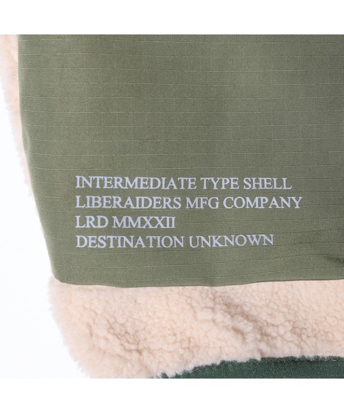 Liberaiders(リベレイダース)の「Liberaiders LOST HORIZON REVERSIBLE CARDIGAN(リベレイダース ロストホライゾン リバーシブル カーディガン)(ミリタリージャケット・メンズ・オリーブ/ネイビー・SMALL/X-LARGE/MEDIUM)」の15枚目の写真