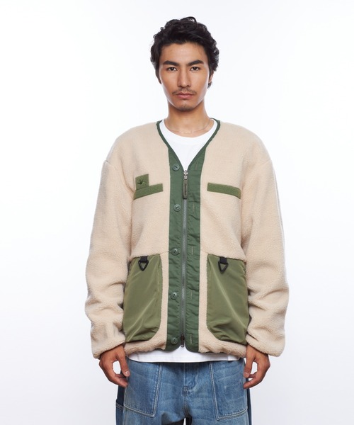 Liberaiders(リベレイダース)の「Liberaiders LOST HORIZON REVERSIBLE CARDIGAN(リベレイダース ロストホライゾン リバーシブル カーディガン)(ミリタリージャケット・メンズ・オリーブ/ネイビー・SMALL/X-LARGE/MEDIUM)」の22枚目の写真