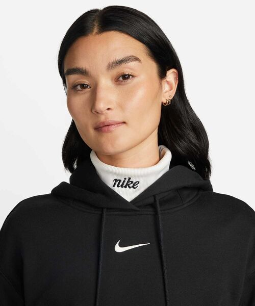 NIKE（ナイキ）の「《セットアップ対応商品》ナイキ スポーツウェア フェニックス フリース ウィメンズ オーバーサイズド プルオーバー パーカー / Nike Sportswear Phoenix Fleece Women's Oversized Pullover Hoodie DQ5861-010 Black（パーカー・レディース・ブラック・S/M/L/2XL/XL/XS）」の7枚目の写真