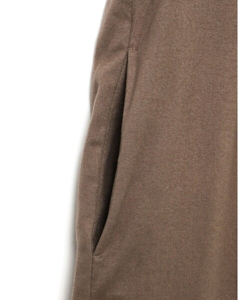 MidiUmi（ミディウミ）の「MidiUmi タックワンピース（シャツワンピース・レディース・オフホワイト/ブラック/ブラウン・FREE）」の18枚目の写真