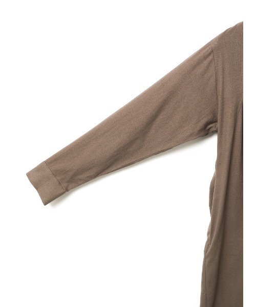 MidiUmi（ミディウミ）の「MidiUmi タックワンピース（シャツワンピース・レディース・オフホワイト/ブラック/ブラウン・FREE）」の8枚目の写真