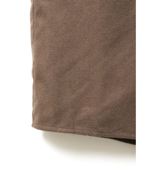 MidiUmi（ミディウミ）の「MidiUmi タックワンピース（シャツワンピース・レディース・オフホワイト/ブラック/ブラウン・FREE）」の10枚目の写真