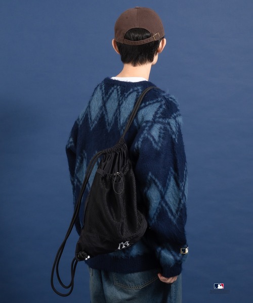 セール】Perushu MLB 別注刺繍ロゴナップサック（バックパック