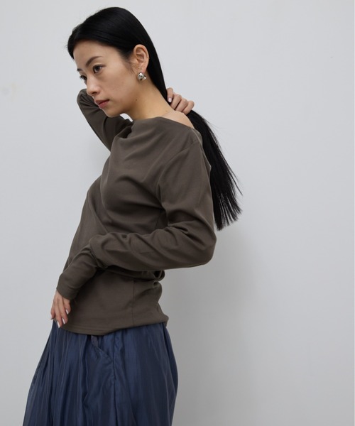 tシャツ 「追加」シアーフライス2WAYロングスリーブ レディース 2WAYロングスリーブトップス（Tシャツ/カットソー）｜AIC