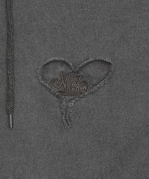 kaoyorinakami（カオヨリナカミ）の「ballon pigment hoodie / バルーンピグメントフーディ（パーカー・メンズ・イエロー/ライトグレー/チャコールグレー・SMALL/MEDIUM/LARGE/X-LARGE）」の9枚目の写真