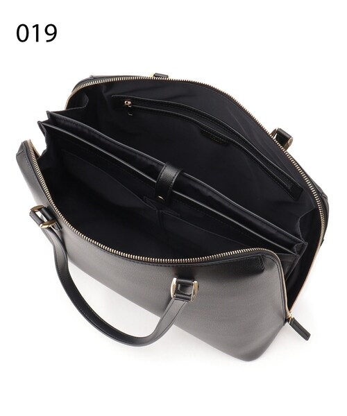 UNTITLED（アンタイトル）の「【A4書類・PC収納可】お仕事トート（トートバッグ・レディース・ライトグレー/ブラック・99）」の7枚目の写真