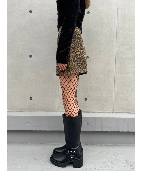 EGOIST（エゴイスト）の「レオパード柄ミニスカート（スカート・レディース・マルチ・S/M）」の6枚目の写真