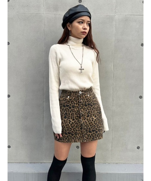 EGOIST（エゴイスト）の「レオパード柄ミニスカート（スカート・レディース・マルチ・S/M）」の20枚目の写真