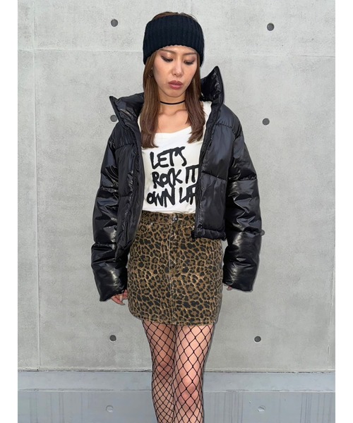 レオパード柄ミニスカート（スカート）｜EGOIST（エゴイスト）