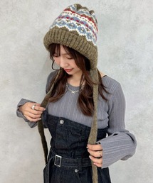 kutir(クティール)のkutirlune/カウチンニットキャップ(ニットキャップ/ビーニー)