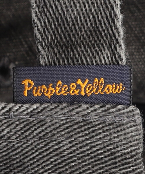 Purple&Yellow（パープルアンドイエロー）の「コットンツイル／コットンツイルピグメント加工ロゴ刺繍ローキャップ（キャップ・メンズ・ブラック/チャコール/グリーン/オレンジ・FREE）」の10枚目の写真