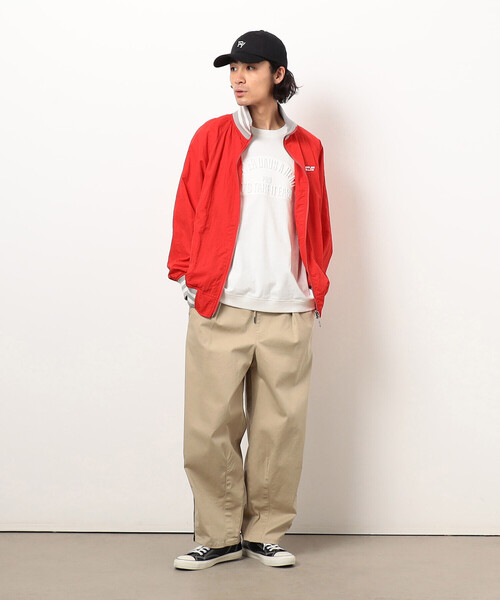 Purple&Yellow（パープルアンドイエロー）の「コットンツイル／コットンツイルピグメント加工ロゴ刺繍ローキャップ（キャップ・メンズ・ブラック/チャコール/グリーン/オレンジ・FREE）」の16枚目の写真