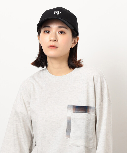 Purple&Yellow（パープルアンドイエロー）の「コットンツイル／コットンツイルピグメント加工ロゴ刺繍ローキャップ（キャップ・メンズ・ブラック/チャコール/グリーン/オレンジ・FREE）」の20枚目の写真