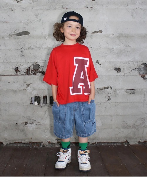 GROOVY COLORS(グルービーカラーズ)の「Denim Side Pocket Shorts(その他パンツ・キッズ・ライトブルー・120/110)」の4枚目の写真