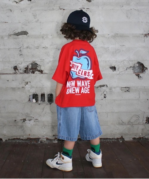 GROOVY COLORS(グルービーカラーズ)の「Denim Side Pocket Shorts(その他パンツ・キッズ・ライトブルー・120/110)」の5枚目の写真